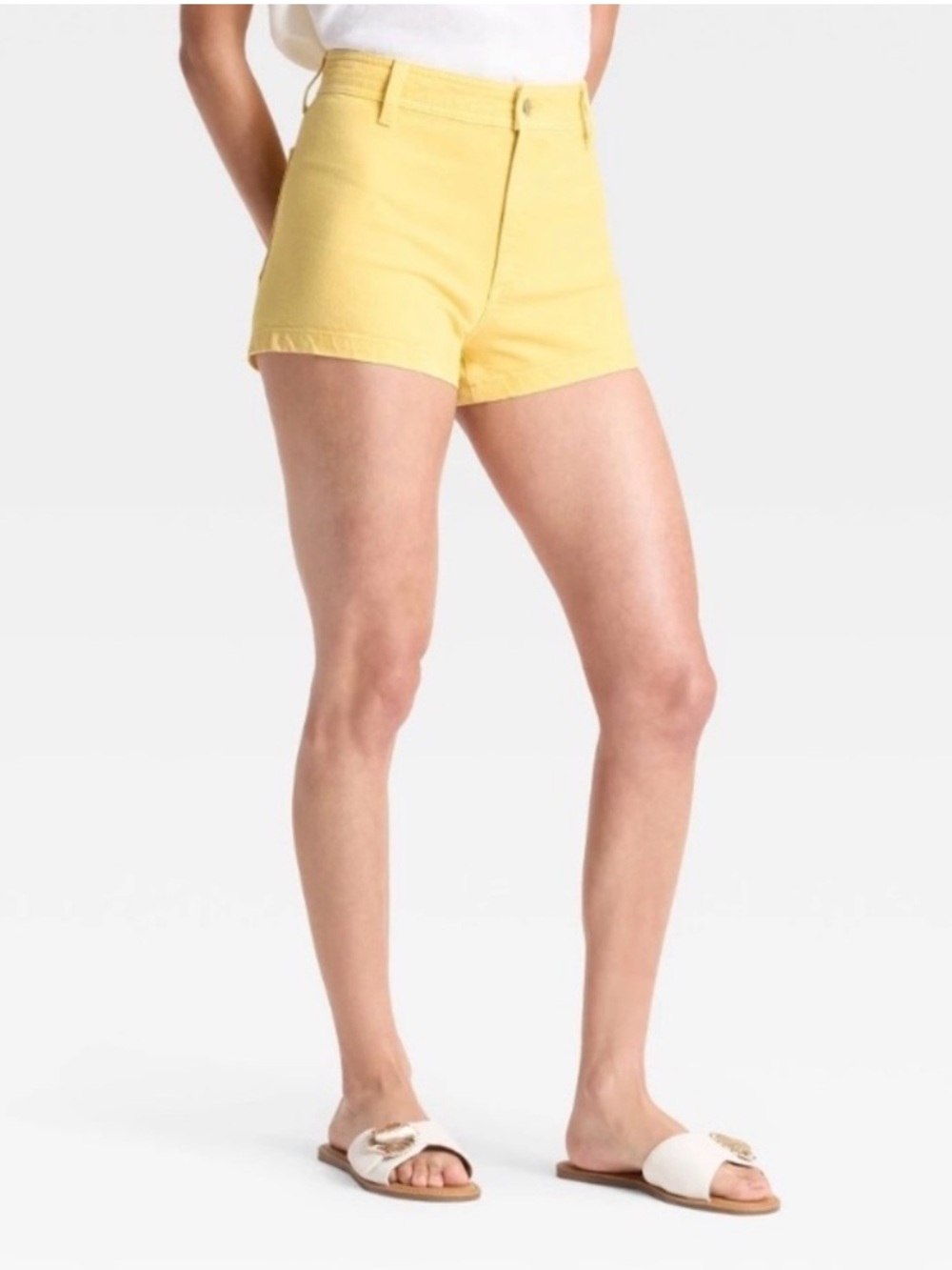 Universal Thread Yellow High-Rise Sailor Shorts